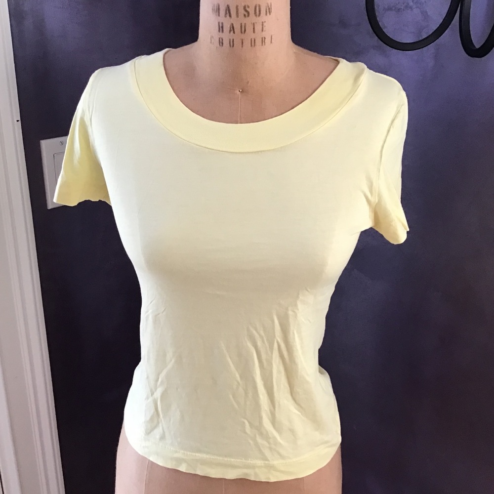 Classic Pale Yellow T-Shirt